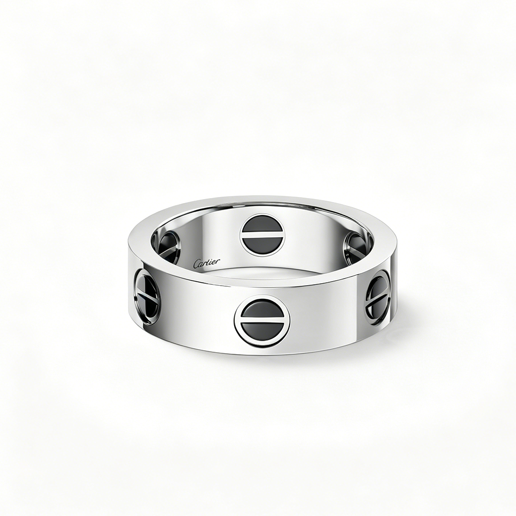 [⭐JeweliWhal]LOVE RING 5.5MM NO DIAMONDS  CERAMIC