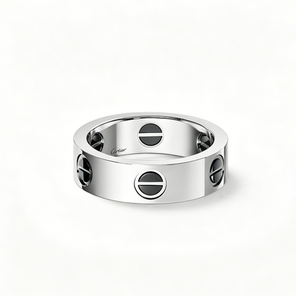 [⭐JeweliWhal]LOVE RING 5.5MM NO DIAMONDS  CERAMIC