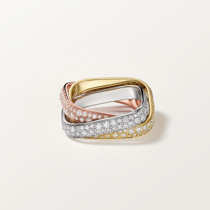 [⭐JeweliWhal]TRINITY 3.5MM CUSHION RING COLLECTION