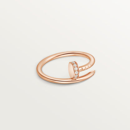 [⭐JeweliWhal]JUSTE 1.8MM HALF DIAMOND RING
