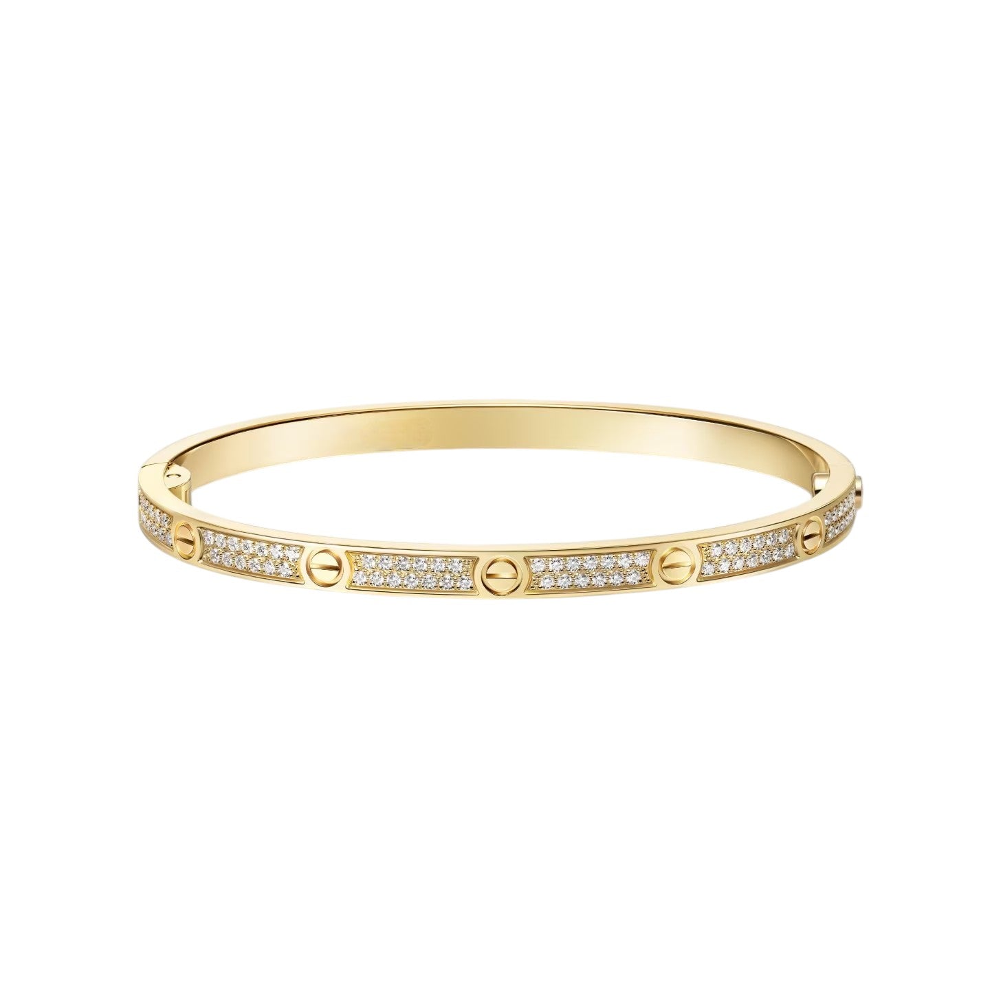 [⭐JeweliWhal]LOVE BRACELET 3.65MM DIAMOND-PAVED