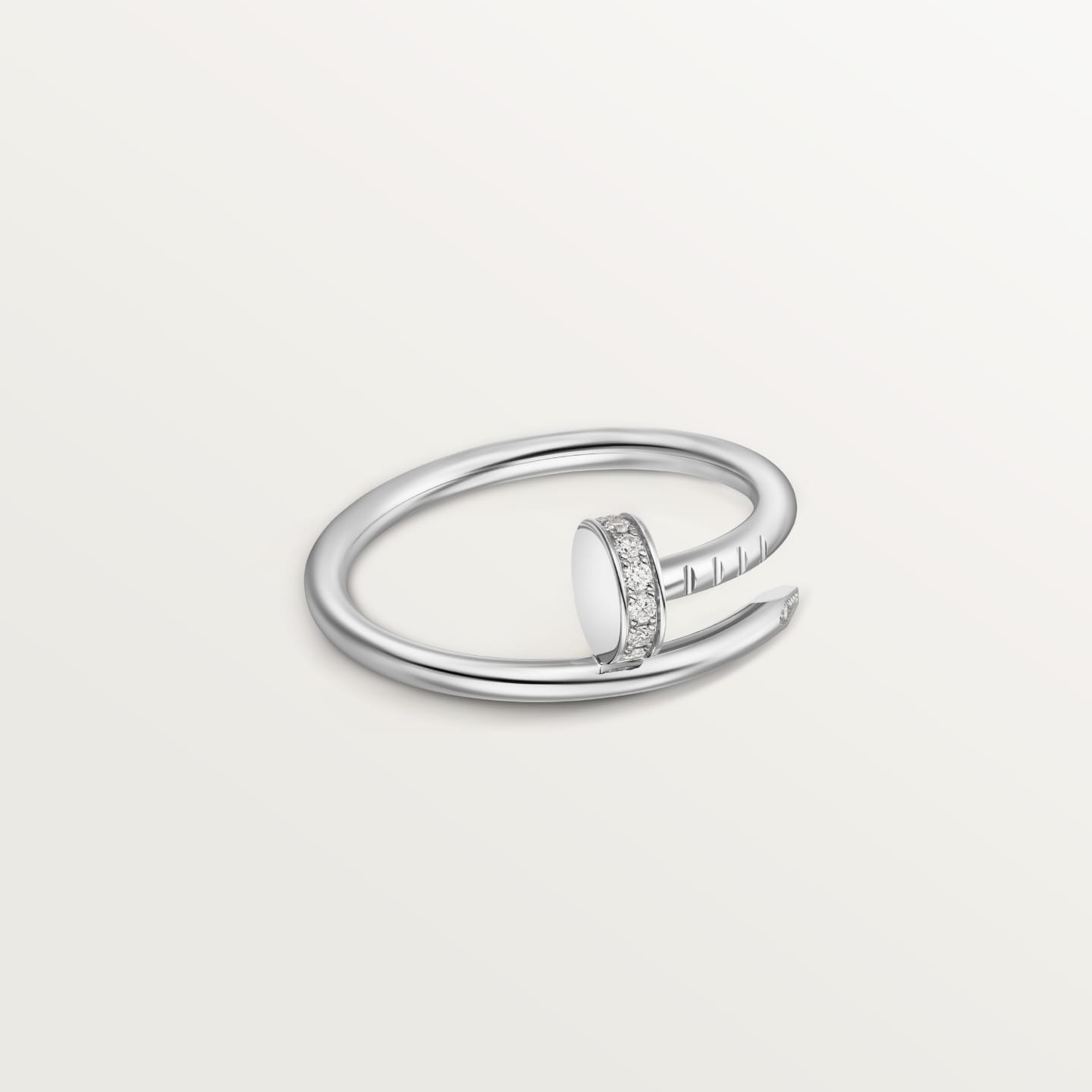 [⭐JeweliWhal]JUSTE 1.8MM HALF DIAMOND RING