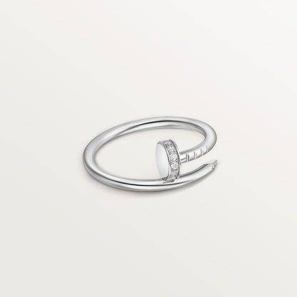 [⭐JeweliWhal]JUSTE 1.8MM HALF DIAMOND RING