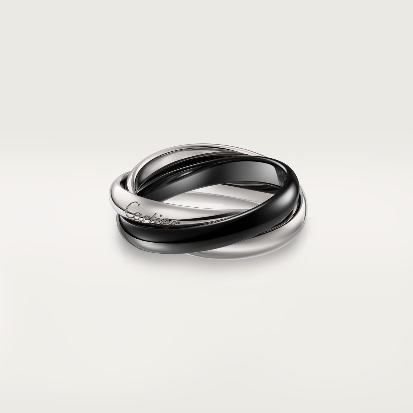 [⭐JeweliWhal]TRINITY 3.2MM RING BLACK CERAMIC
