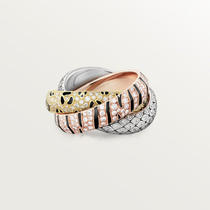 [⭐JeweliWhal]TRINITY  RING LEOPARD PRINT