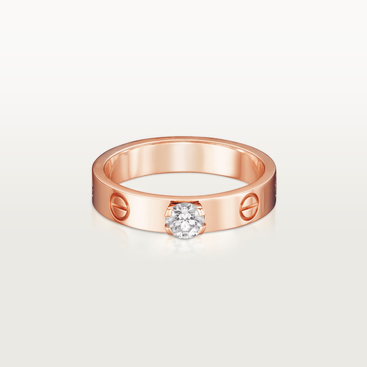 [⭐JeweliWhal]LOVE RING 3.6MM 1 BIG DIAMOND