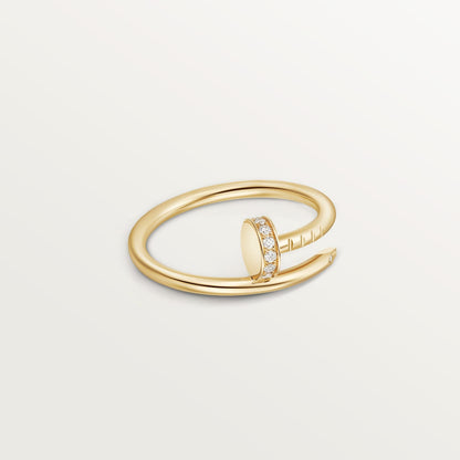 [⭐JeweliWhal]JUSTE 1.8MM HALF DIAMOND RING