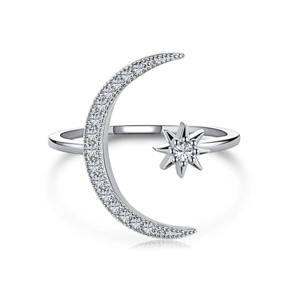 [Tonmkive Jewelry] Ewiger Mond- & Sternenring