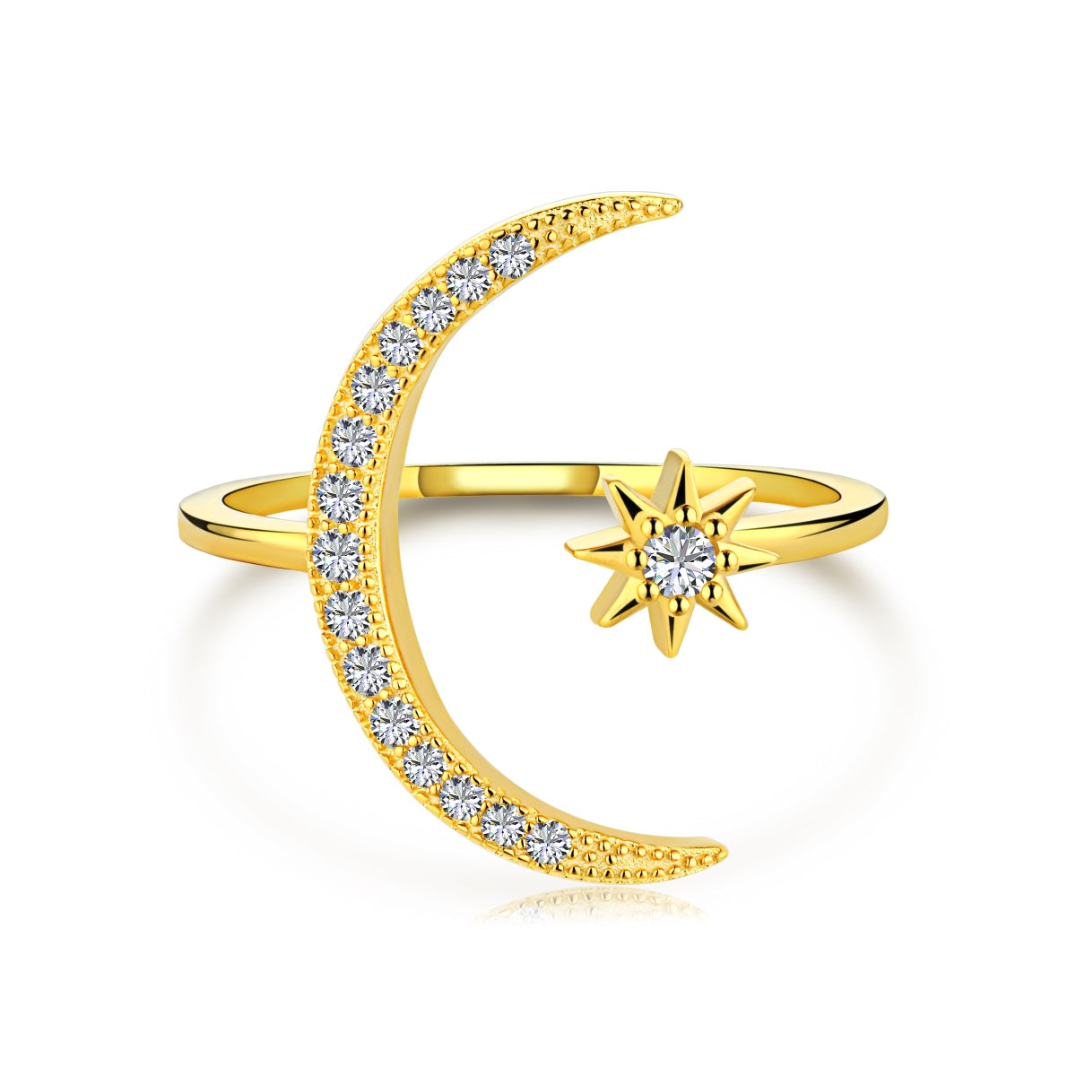 [Tonmkive Jewelry] Ewiger Mond- & Sternenring