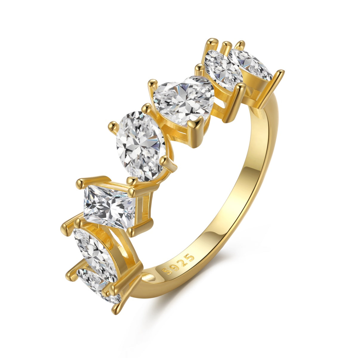 [Tonmkive Jewelry]Delikater Multi-Cut-Ring