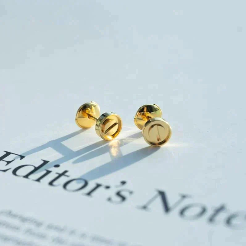 [⭐JeweliWhal]LOVE EARRINGS GOLD 10MM