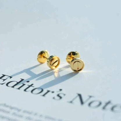 [⭐JeweliWhal]LOVE EARRINGS GOLD 10MM