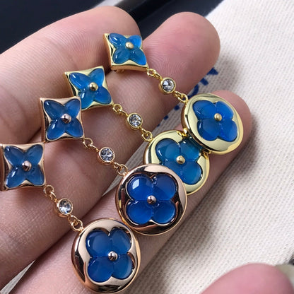 [⭐JeweliWhal]STERNE UND SONNE AGAT DIAMANT OHRRINGE