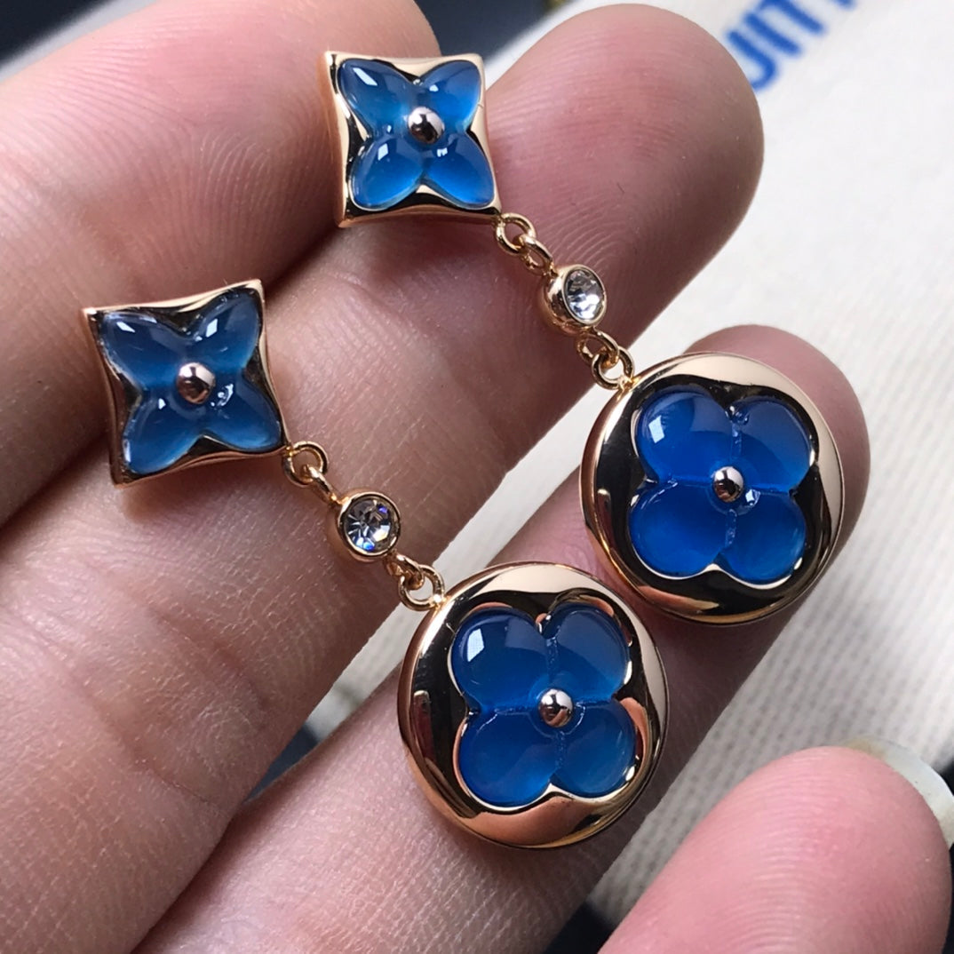 [⭐JeweliWhal]STERNE UND SONNE AGAT DIAMANT OHRRINGE