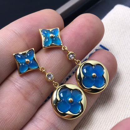 [⭐JeweliWhal]STERNE UND SONNE AGAT DIAMANT OHRRINGE