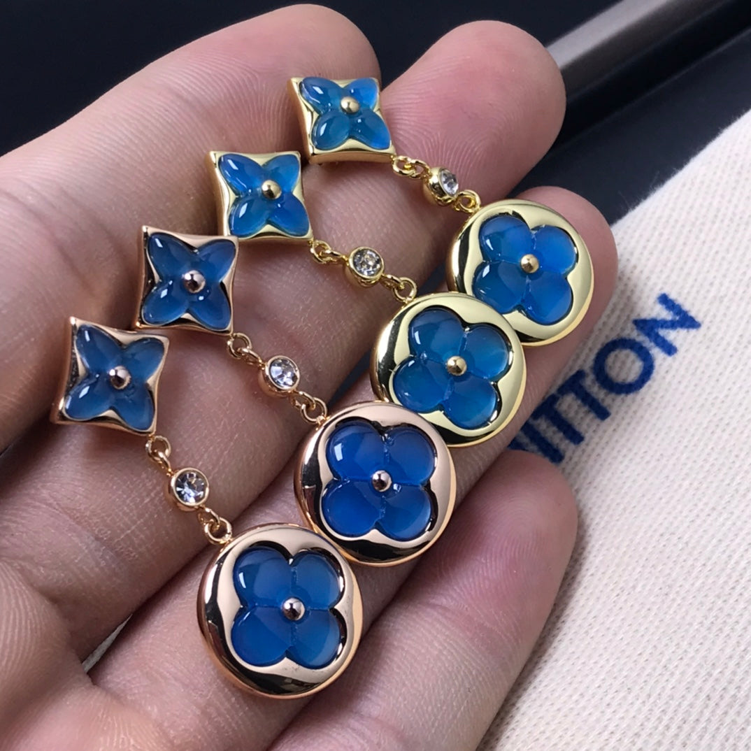 [⭐JeweliWhal]STERNE UND SONNE AGAT DIAMANT OHRRINGE