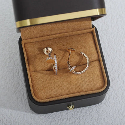 [⭐JeweliWhal]JUSTE FULL DIAMOND SMALL EARRINGS