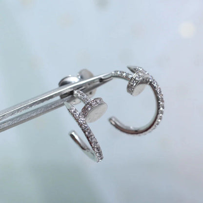 [⭐JeweliWhal]JUSTE FULL DIAMOND SMALL EARRINGS