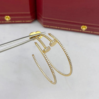 [⭐JeweliWhal]JUSTE FULL DIAMOND LARGE EARRINGS