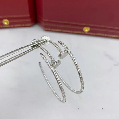 [⭐JeweliWhal]JUSTE FULL DIAMOND LARGE EARRINGS