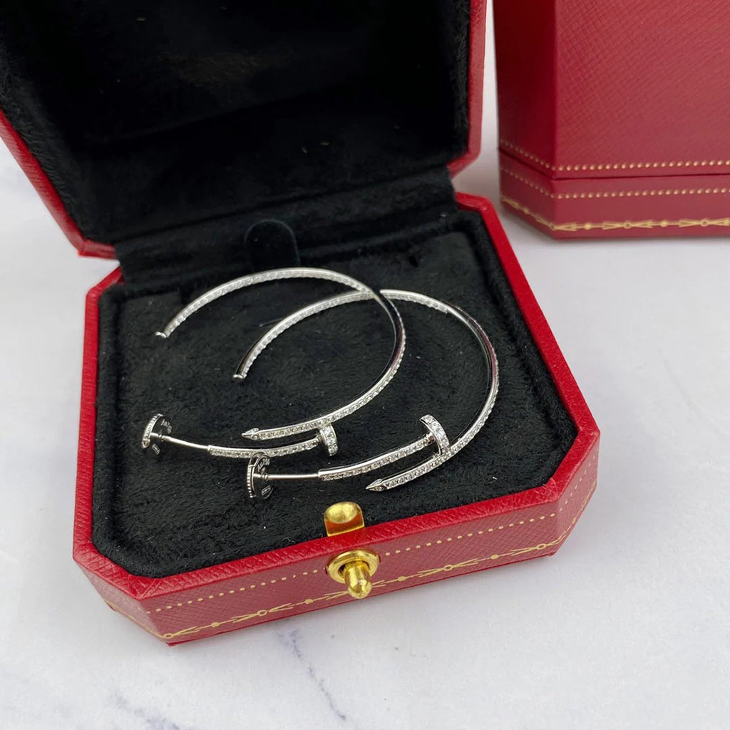 [⭐JeweliWhal]JUSTE FULL DIAMOND LARGE EARRINGS