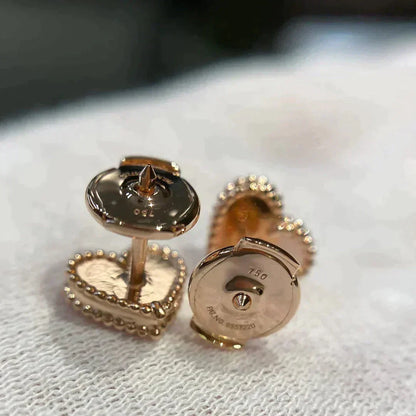 [⭐JeweliWhal]HEART CARNELIAN STUD EARRINGS