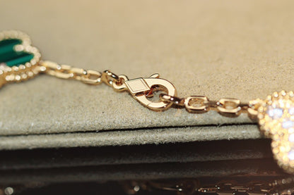 [⭐JeweliWhal]CLOVER 20 MOTIFS ONYX ROSE GOLD