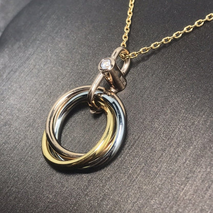 [⭐JeweliWhal]TRINITY  NECKLACE 1 DIAMOND