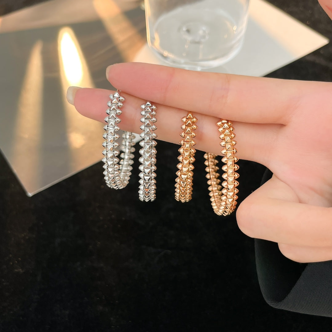 [⭐JeweliWhal]CLASH HOOP LARGE EARRINGS