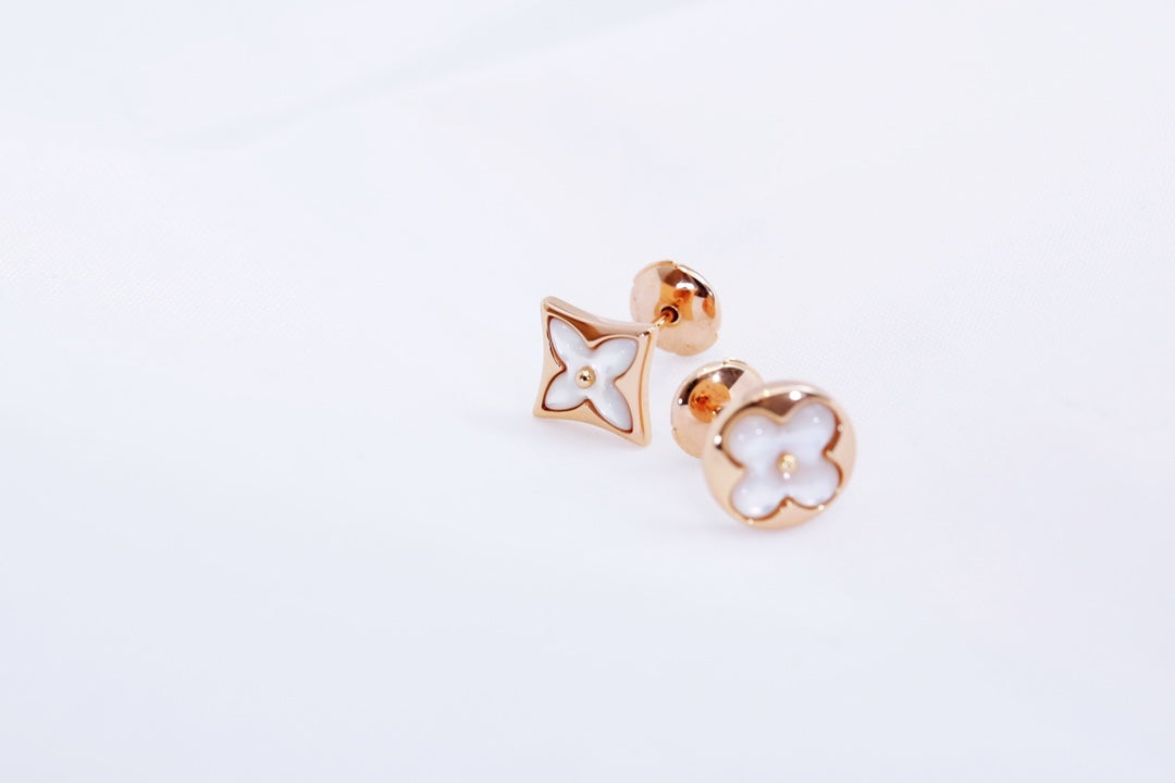 [⭐JeweliWhal]STERN UND SONNE ROSÉGOLD MOP OHRSTECKER
