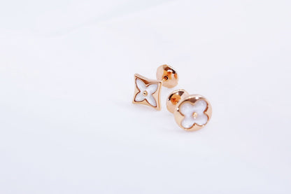 [⭐JeweliWhal]STERN UND SONNE ROSÉGOLD MOP OHRSTECKER