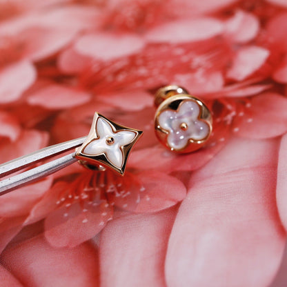 [⭐JeweliWhal]STERN UND SONNE ROSÉGOLD MOP OHRSTECKER