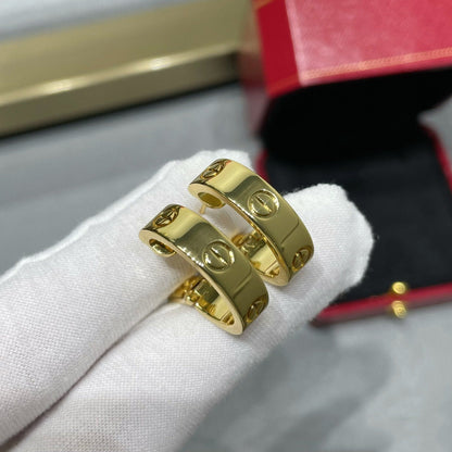 [⭐JeweliWhal]LOVE 5.5MM EARRINGS
