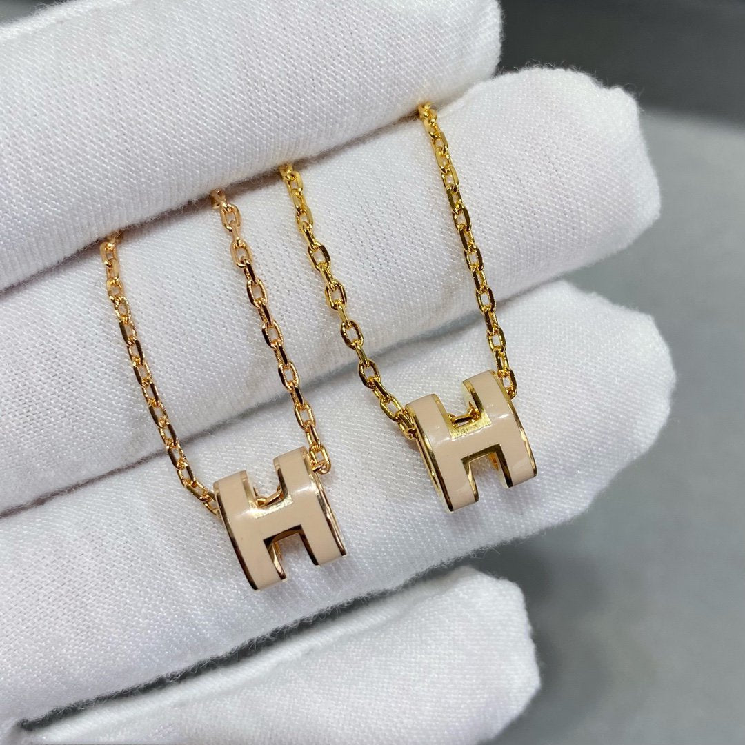 [⭐JeweliWhal]MINI POP H NECKLACE