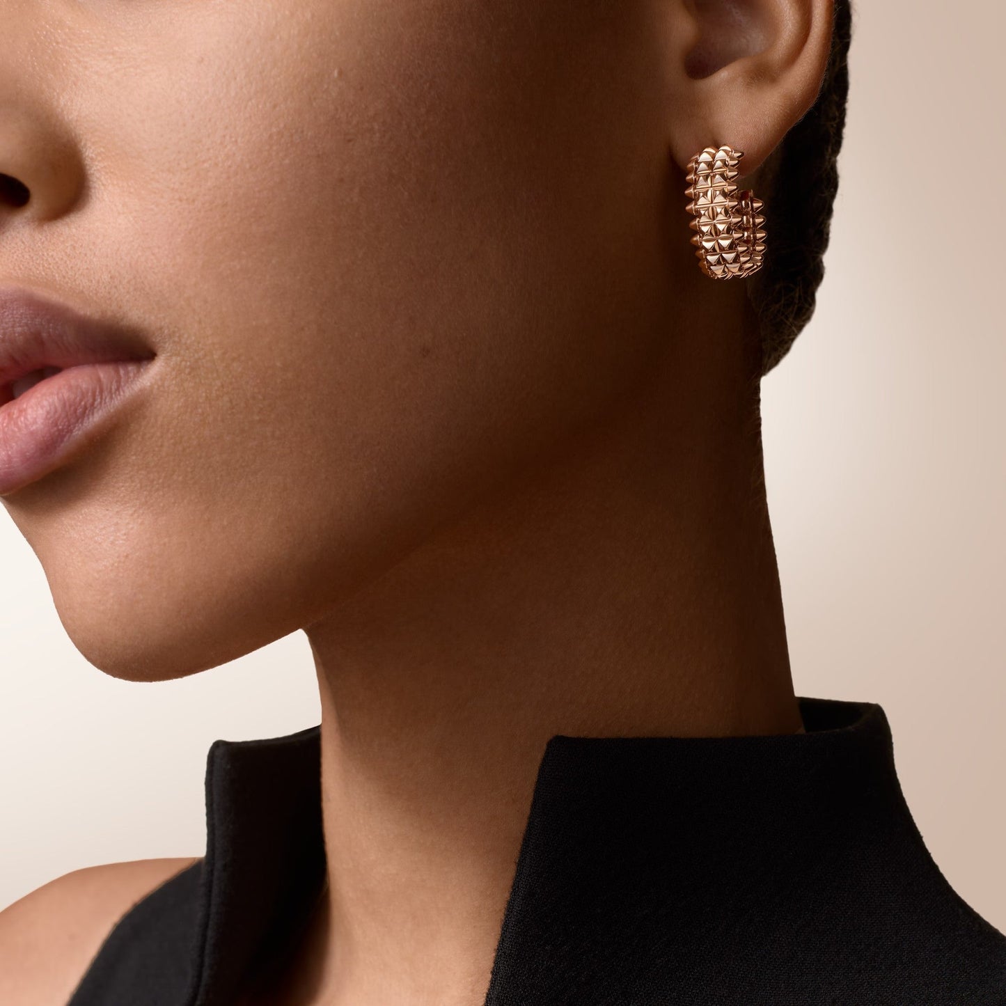 [⭐JeweliWhal]CLASH 9.2MM DOUBLE ROW EARRINGS