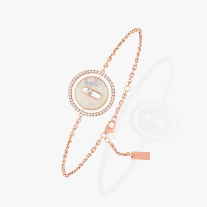 [⭐JeweliWhal]Demo MOVE WHITE PERLMUTT ROSÉGOLD DIAMANT ARMREIF