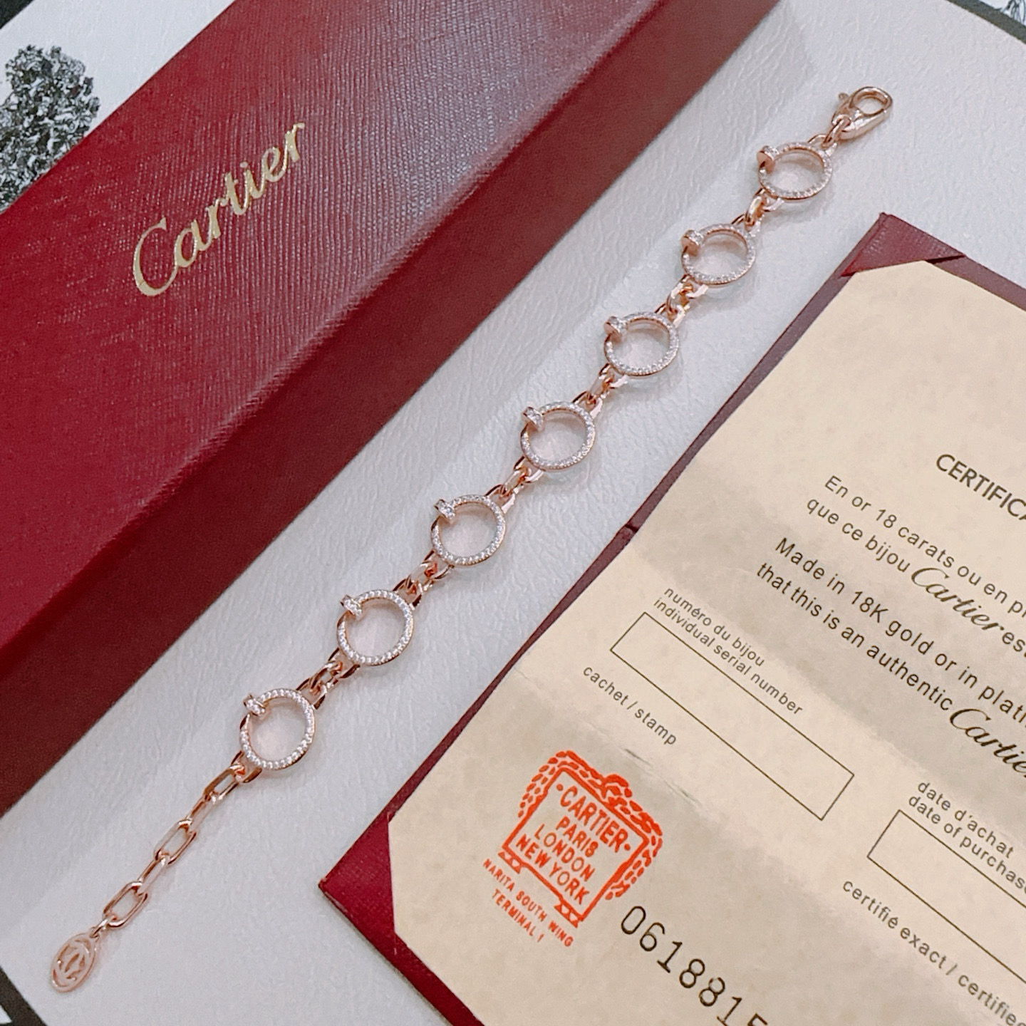 [⭐JeweliWhal Jewelry] LOVE&JUSTE BRACELET DIAMONDS