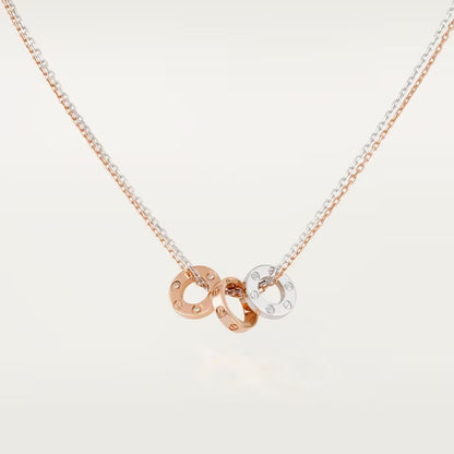 [⭐JeweliWhal]LOVE 6 DIAMOND PENDANT NECKLACE