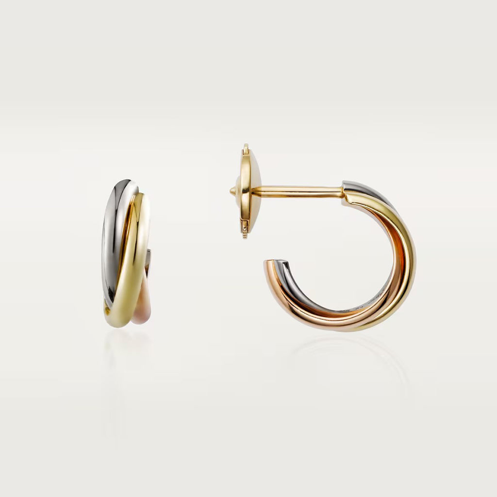 [⭐JeweliWhal]TRINITY ON DIAMOND MINI EARRINGS