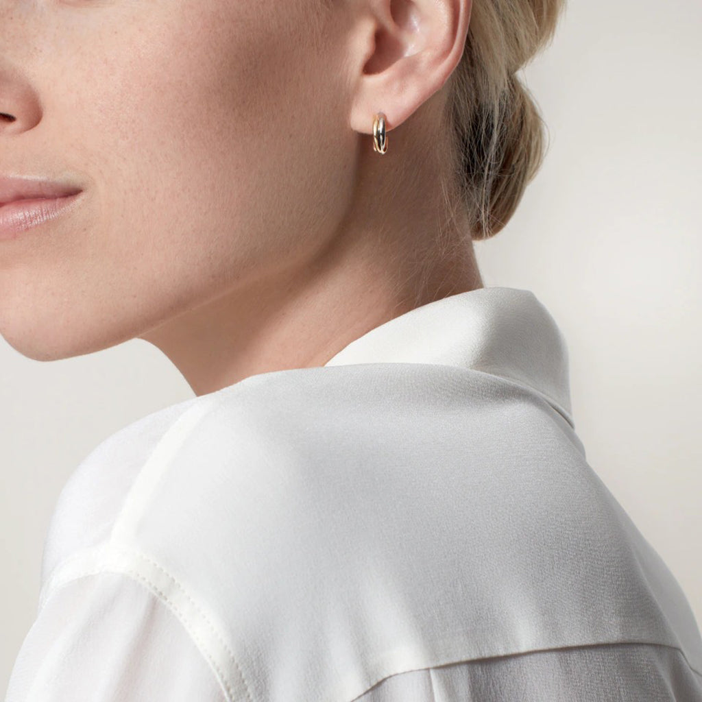 [⭐JeweliWhal]TRINITY ON DIAMOND MINI EARRINGS