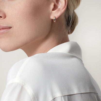 [⭐JeweliWhal]TRINITY ON DIAMOND MINI EARRINGS