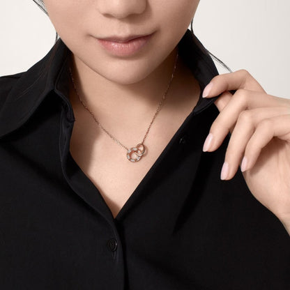 [⭐JeweliWhal]LOVE  FULL DIAMOND PENDANT NECKLACE