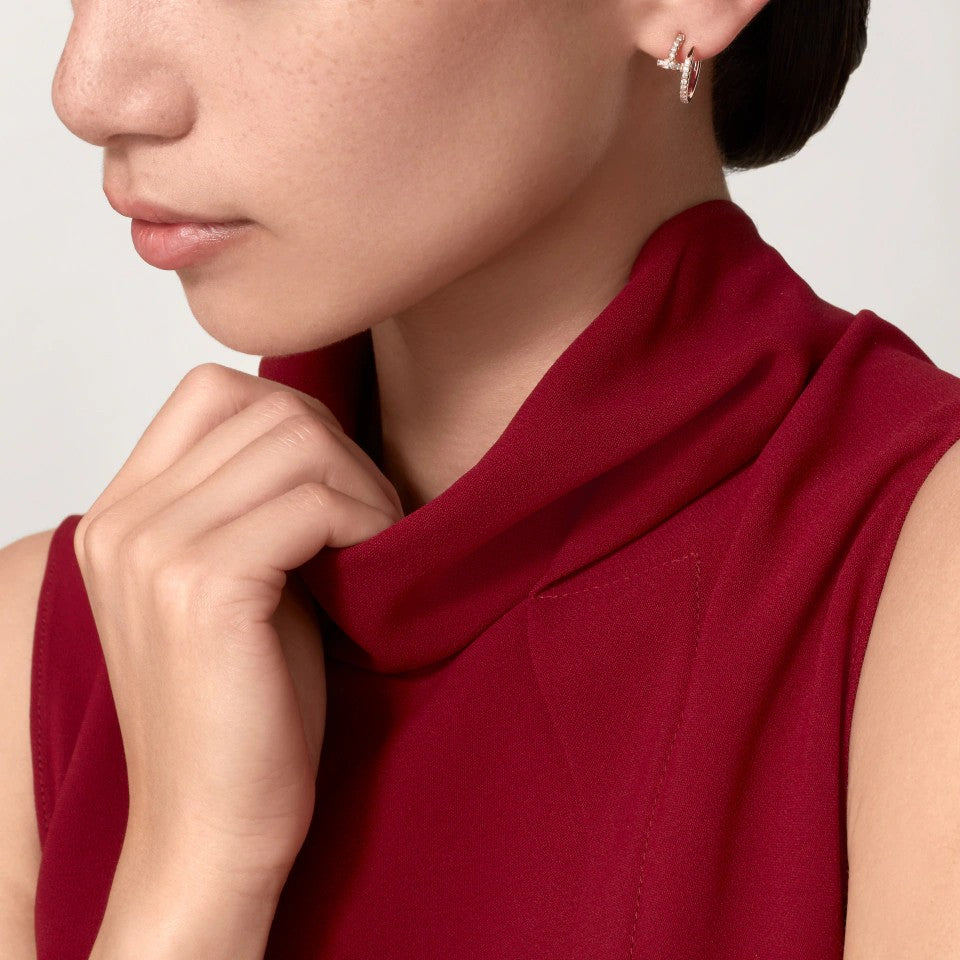 [⭐JeweliWhal]JUSTE FULL DIAMOND SMALL EARRINGS
