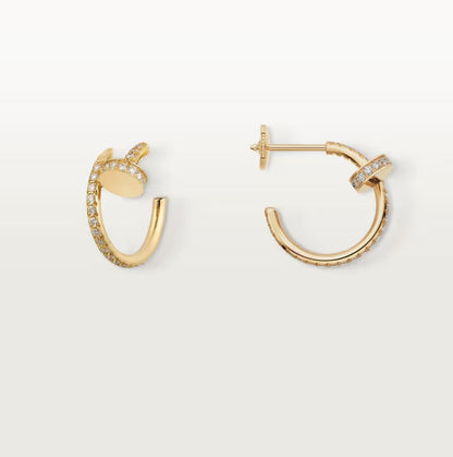 [⭐JeweliWhal]JUSTE FULL DIAMOND SMALL EARRINGS