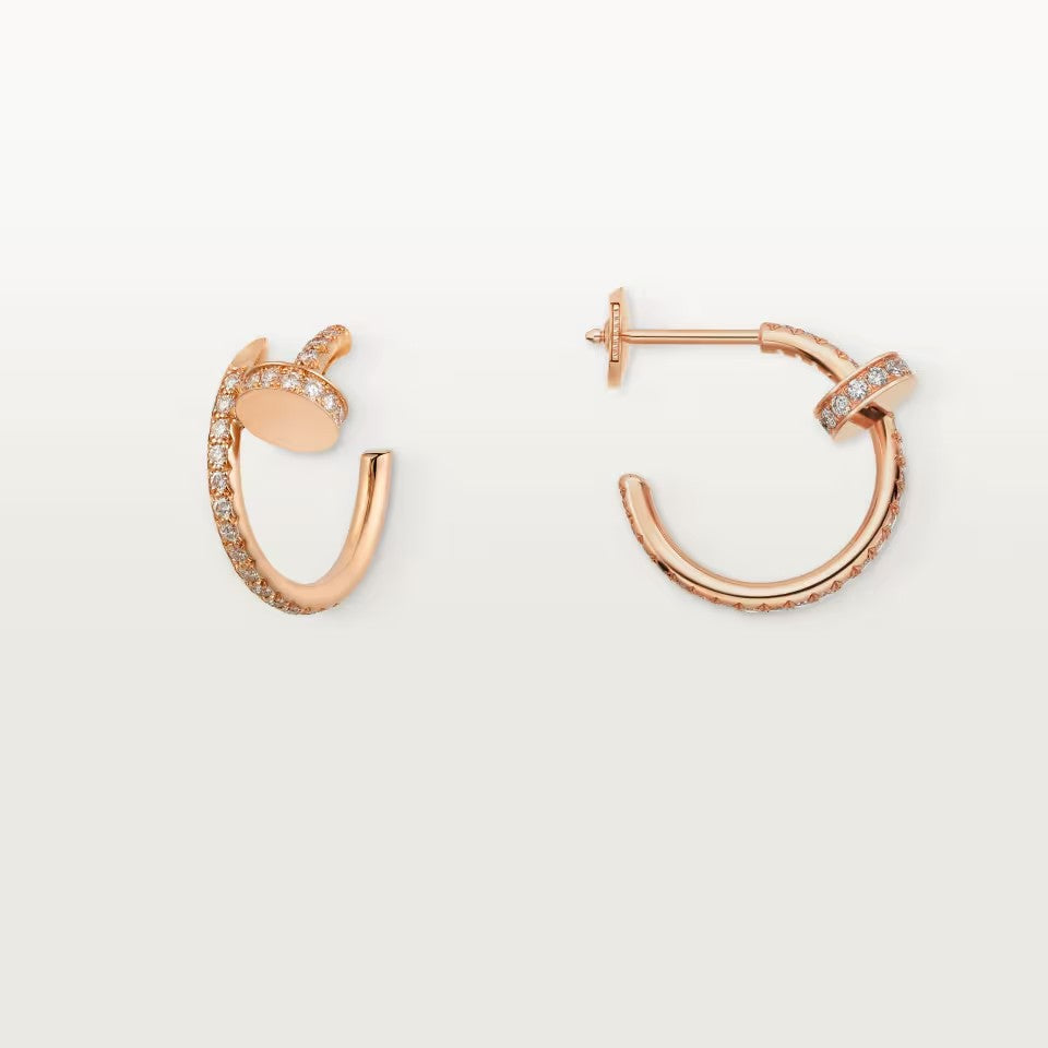 [⭐JeweliWhal]JUSTE FULL DIAMOND SMALL EARRINGS