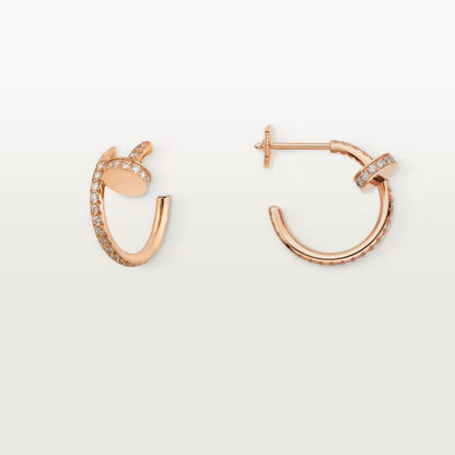 [⭐JeweliWhal]JUSTE FULL DIAMOND SMALL EARRINGS