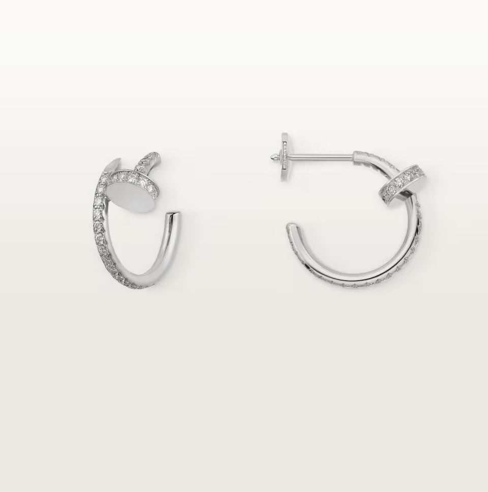 [⭐JeweliWhal]JUSTE FULL DIAMOND SMALL EARRINGS