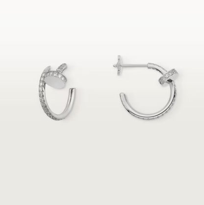 [⭐JeweliWhal]JUSTE FULL DIAMOND SMALL EARRINGS