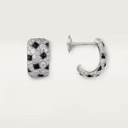 [⭐JeweliWhal]PANTHERE MINI FULL DIAMOND EARRINGS