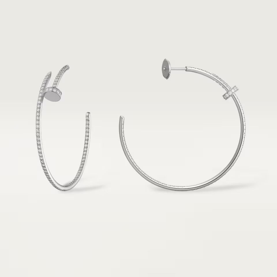 [⭐JeweliWhal]JUSTE FULL DIAMOND LARGE EARRINGS